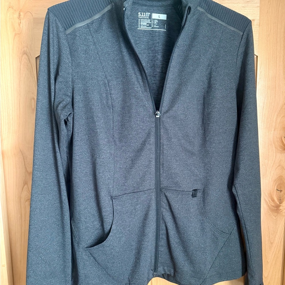 5.11 Tactical Women's Gray Zip-Up Top